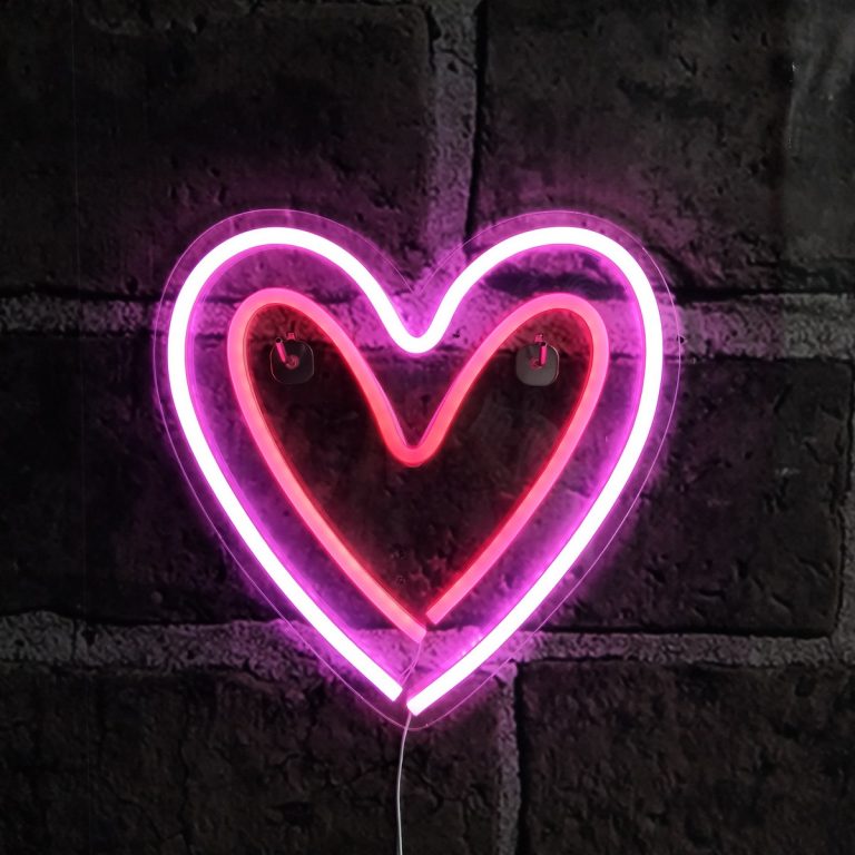 Light Up Your World: Heart Neon Signs and Outdoor Neon Signs