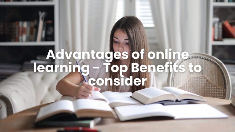 Advantages of online learning